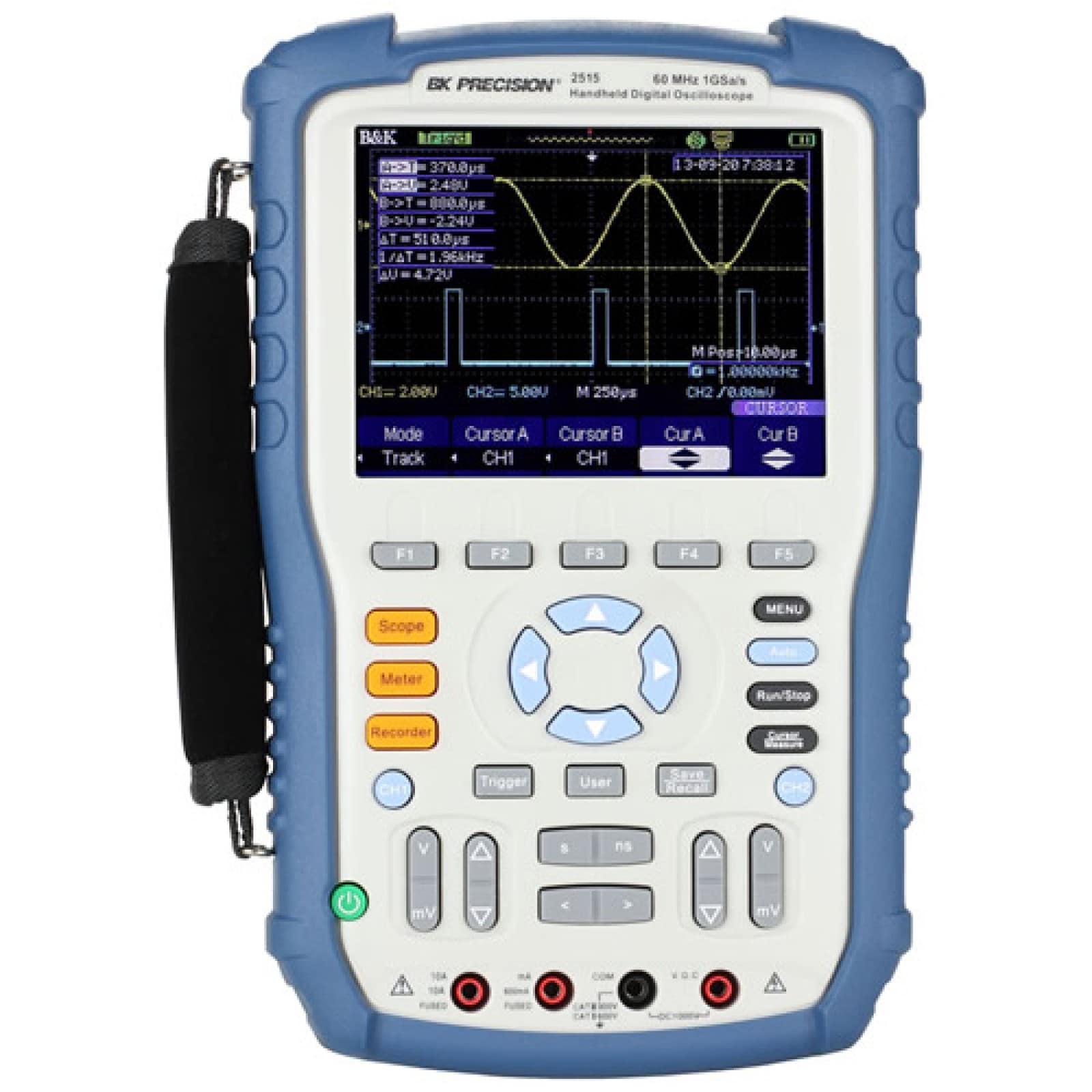 BK Precision 2511 60 MHz 1 GSaS Handheld Digital Storage Oscilloscope