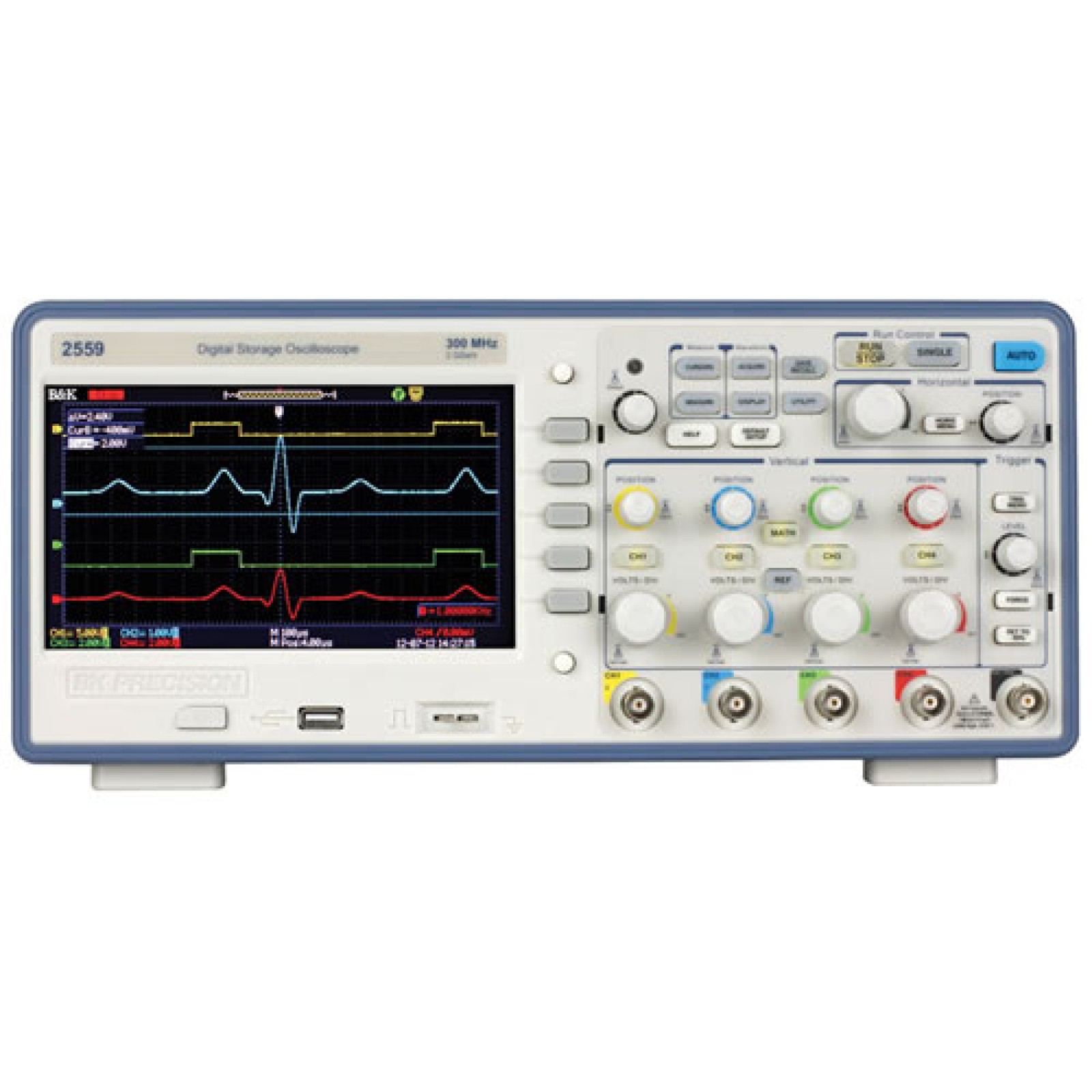 BK Precision 2554 100 MHz 2 GSaS 2 Channel Digital Storage Oscilloscope