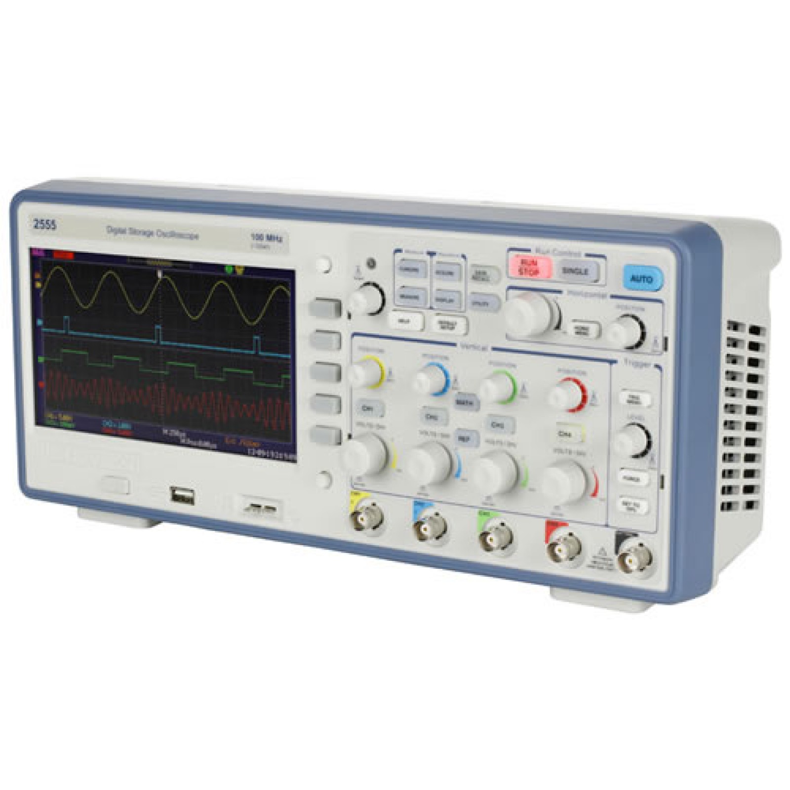 BK Precision 2555 100 MHz 2 GSaS 4 Ch Digital Storage Oscilloscope