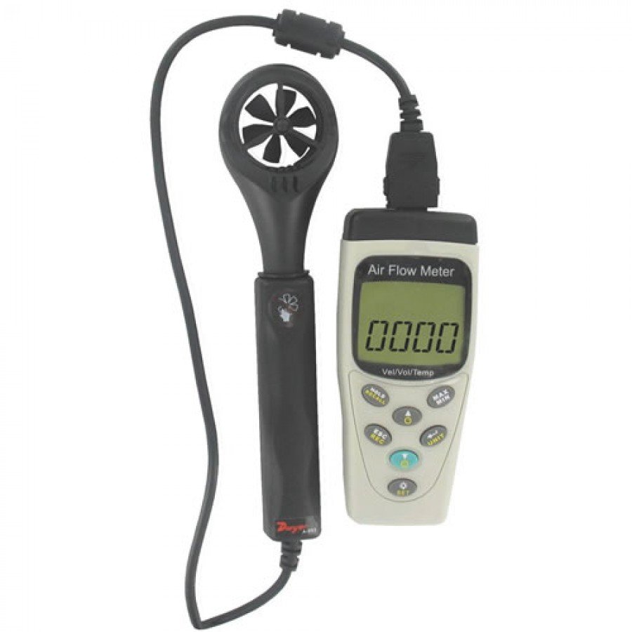 Dwyer MVA MVA 03 Mini Vane Thermo Anemometer With Humidity Sensor