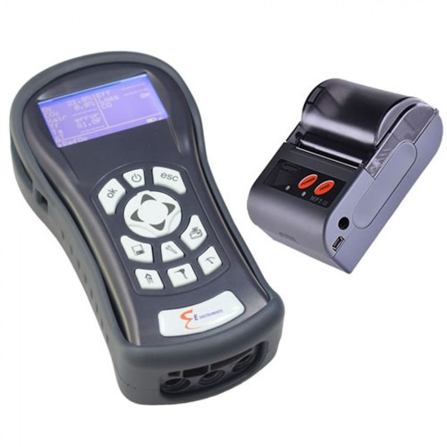 E Instruments BTU900 BTU900 3P 3 Gas Combustion Emissions Safety Analyzer O2 CO CO2 NO NOx Printer
