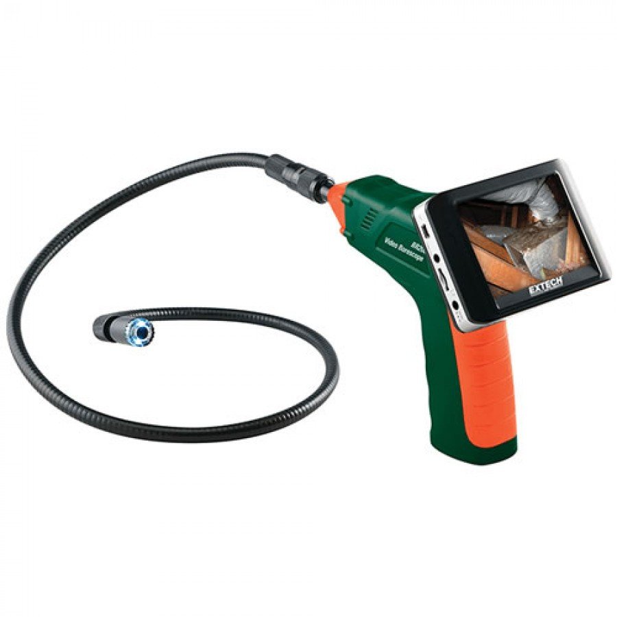 Extech BR200 17mm Video Borescope Wireless Inspection Camera W 1m Cable