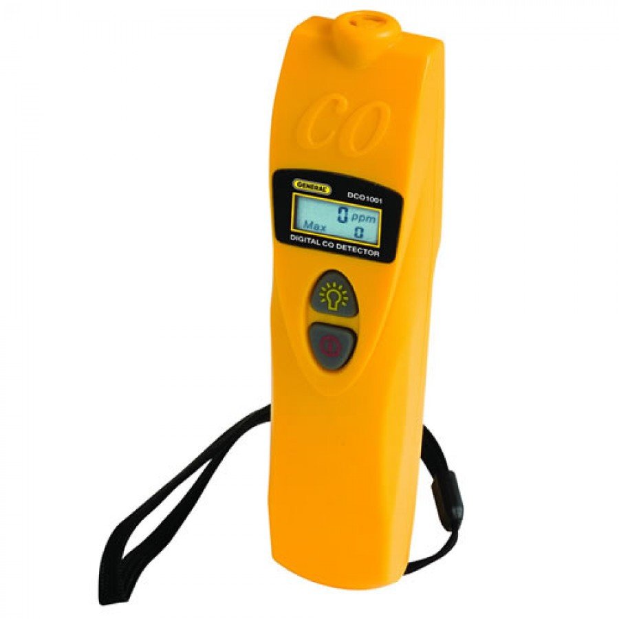 General DCO1001 Carbon Monoxide CO Meter