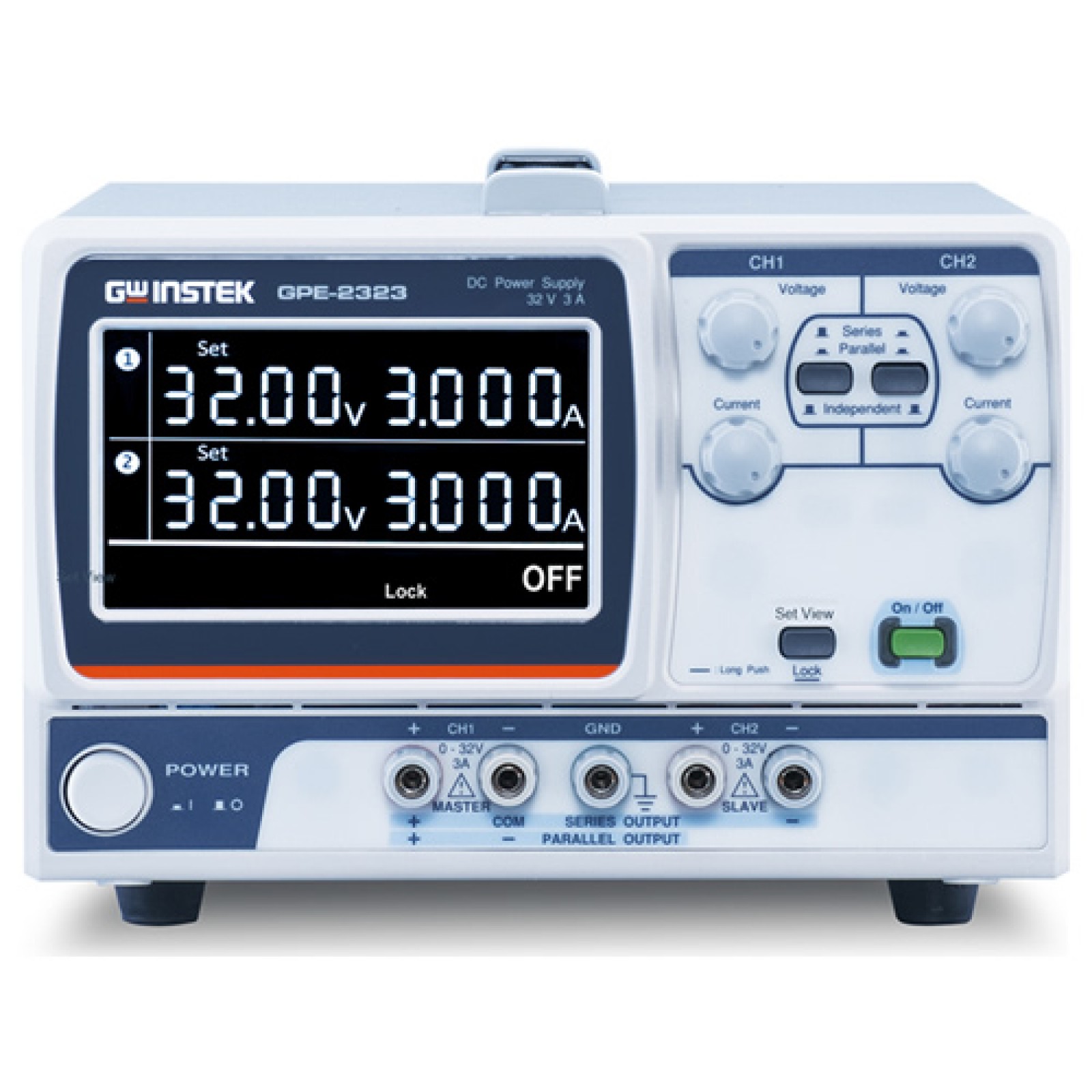 Instek GPE 2323 2 Channels 192W Linear DC Power Supply