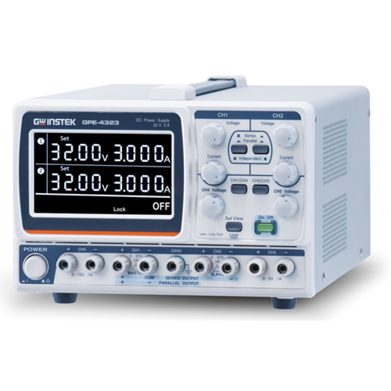 Instek GPE 4323 4 Channels 212W Linear DC Power Supply