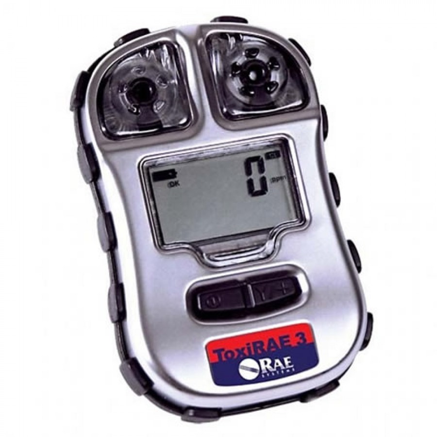 RAE Systems ToxiRAE 3 G01 0102 000 Single Gas Monitor Hydrogen Sulfide H2S Sensor 0 To 100 Ppm