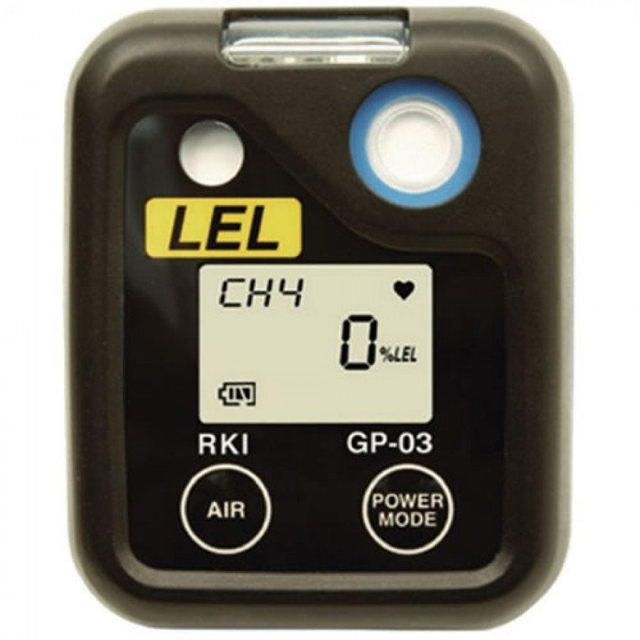 RKI Instruments GP 03 72 0038 Single Gas Monitor NiMH Batteries No Charger 0 100 LEL