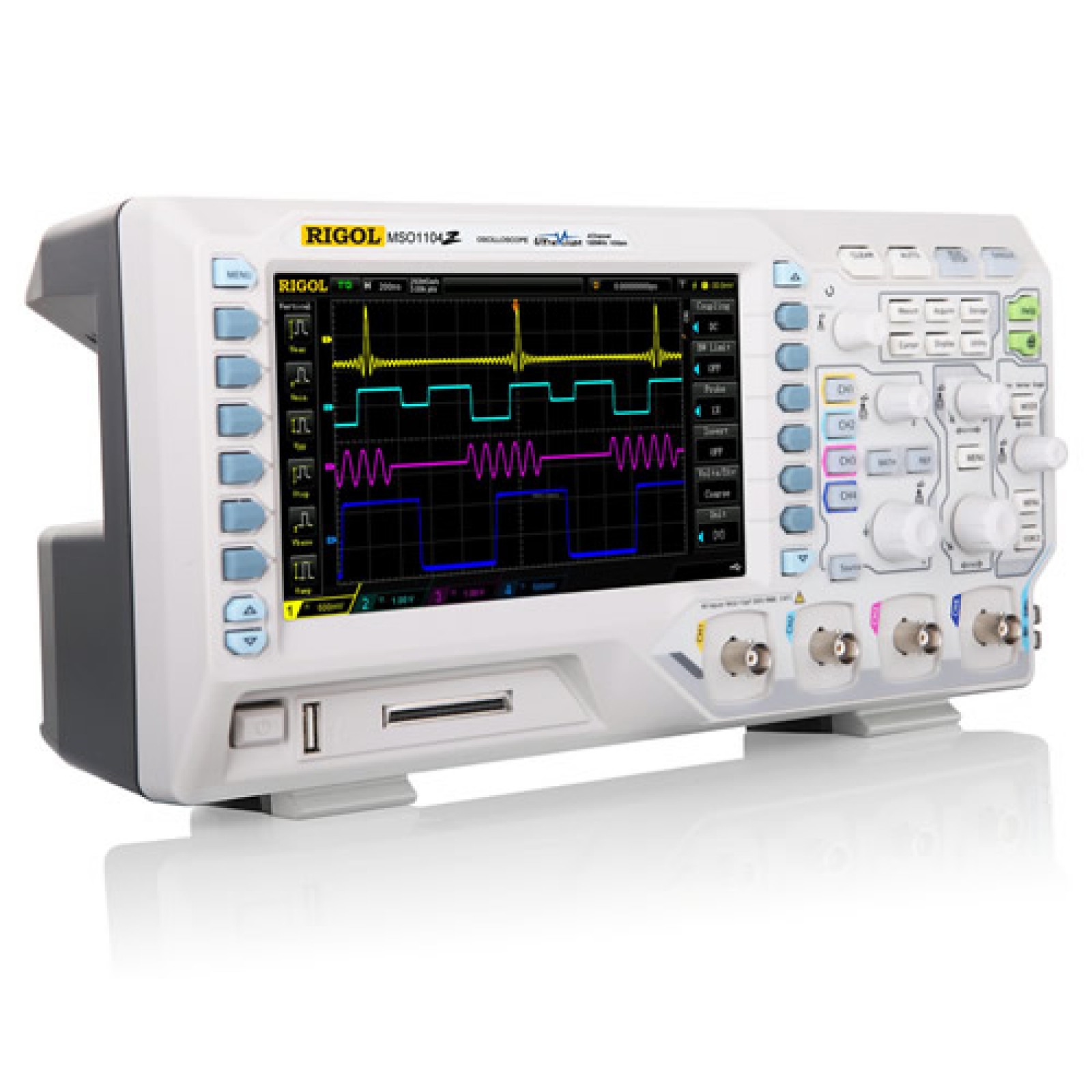 Rigol MSO1104Z 100MHz 4 Channel Mixed Signal Oscilloscopes