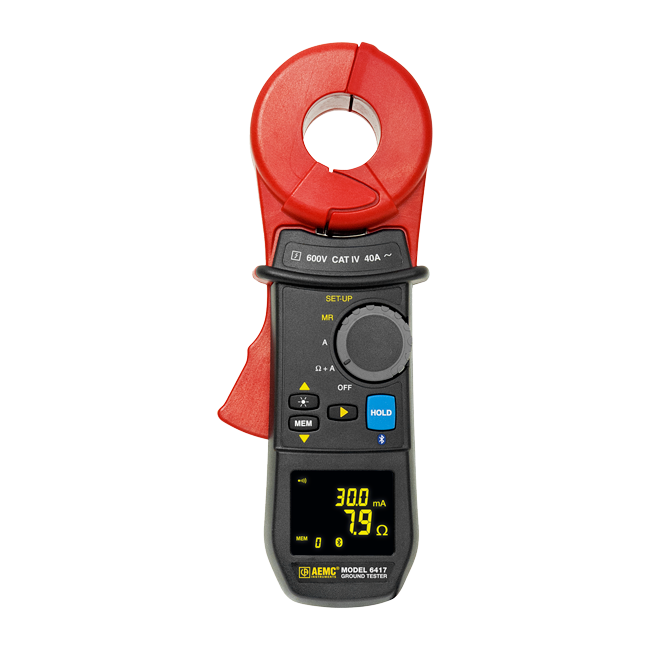 AEMC 6417 2141.02 Clamp On Ground Resistance Tester
