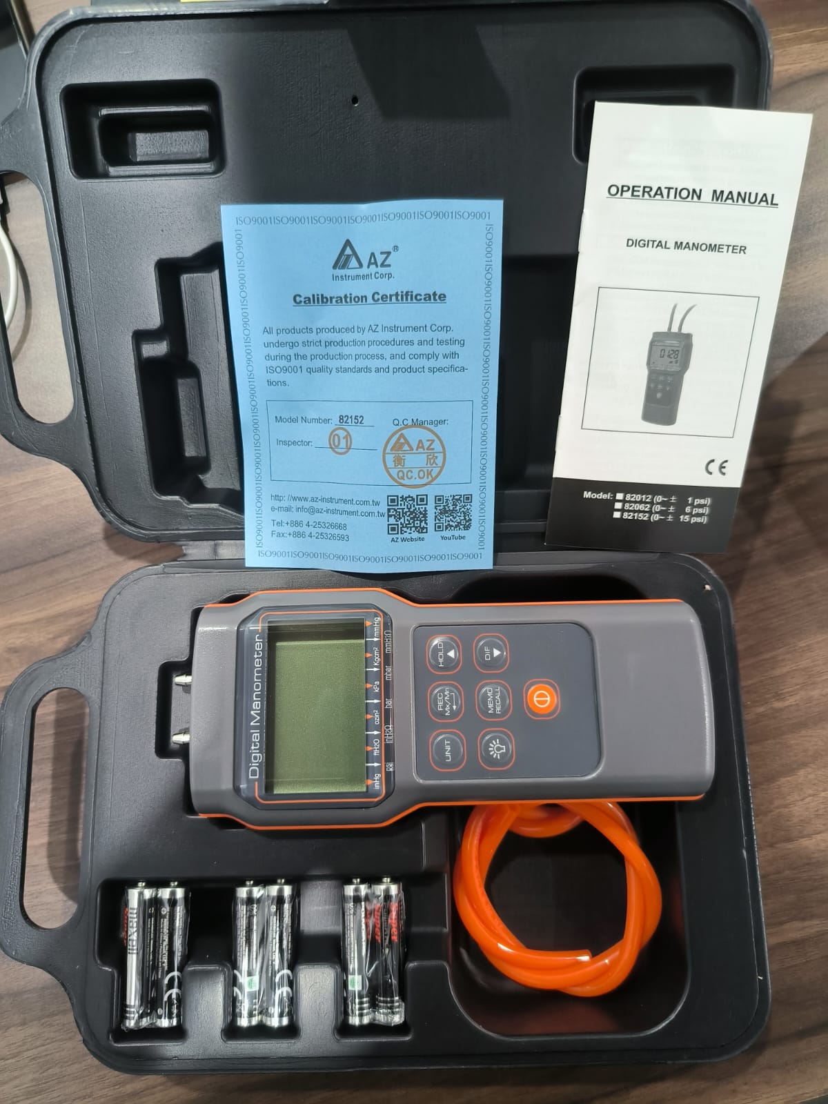 AZ Instrument 82152 Manometer 3