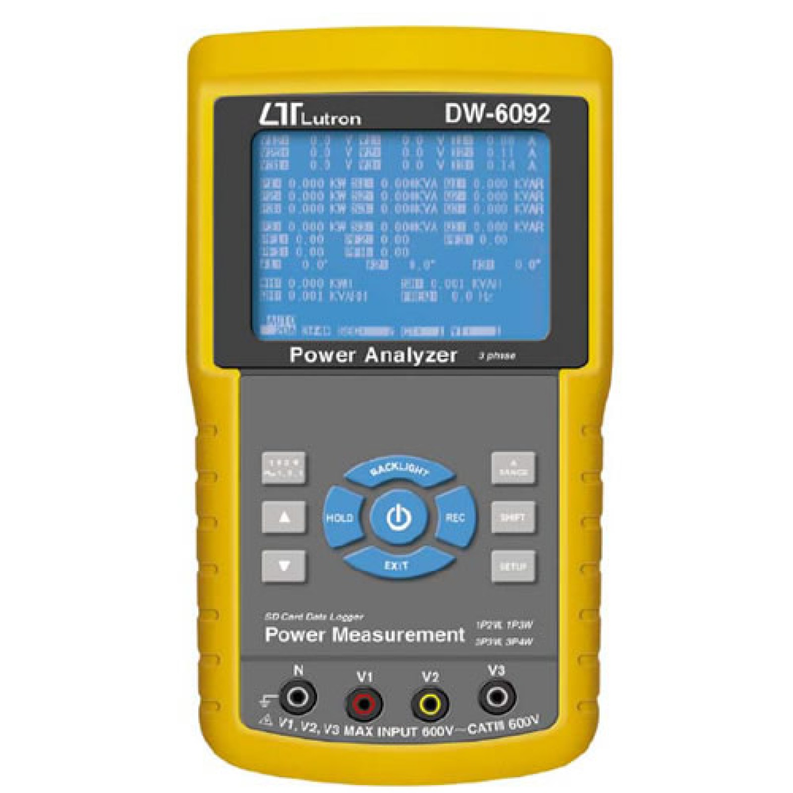 LUTRON DW6092 3 Phase Power Analyzer