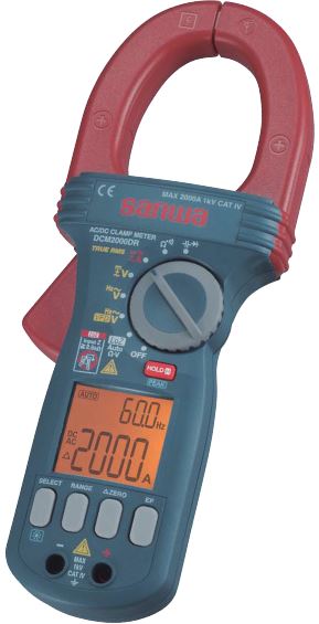 SANWA DCM2000DR Digital AC DC True RMS Clamp Meter