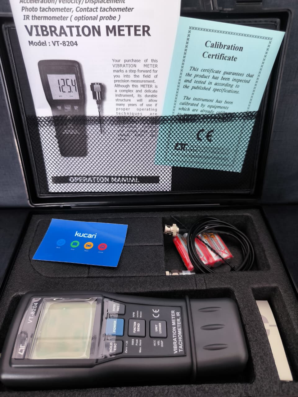 LUTRON VT8204 Portable Vibration & Tachometer