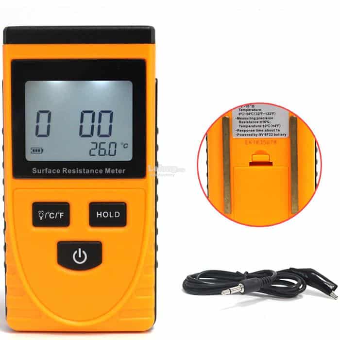 benetech gm3110 lcd surface resistance meter earth resistance meter uniqfactory 1710 24 uniqfactory@4