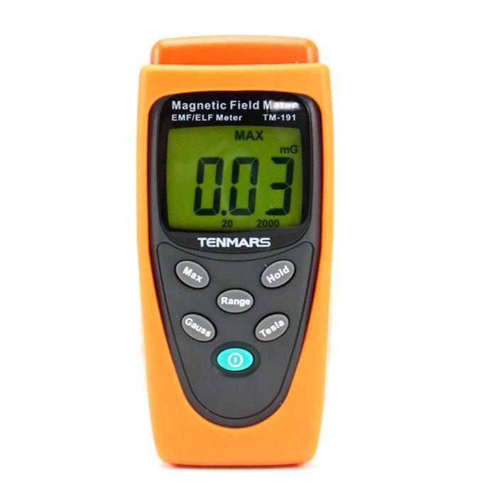 tenmars tm191 magnetic feild meter front