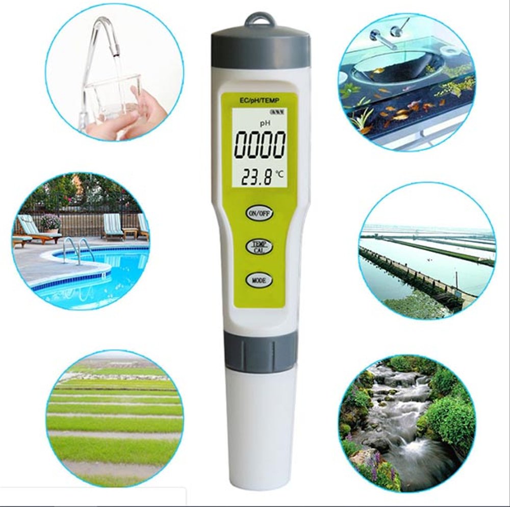 EZ9902 Waterproof PH EC Temperature Meter