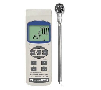 Lutron AM 4233 SD Mini Vane Anemometer