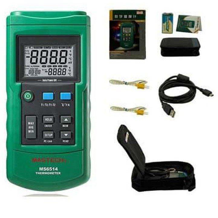 Mastech MS6514 Thermocouple with Data Logging