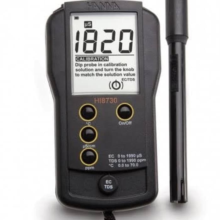 Hanna HI8730 Portable EC TDS Temperature Meter