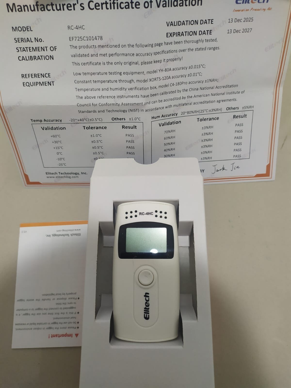 Elitech RC-4HC USB 2