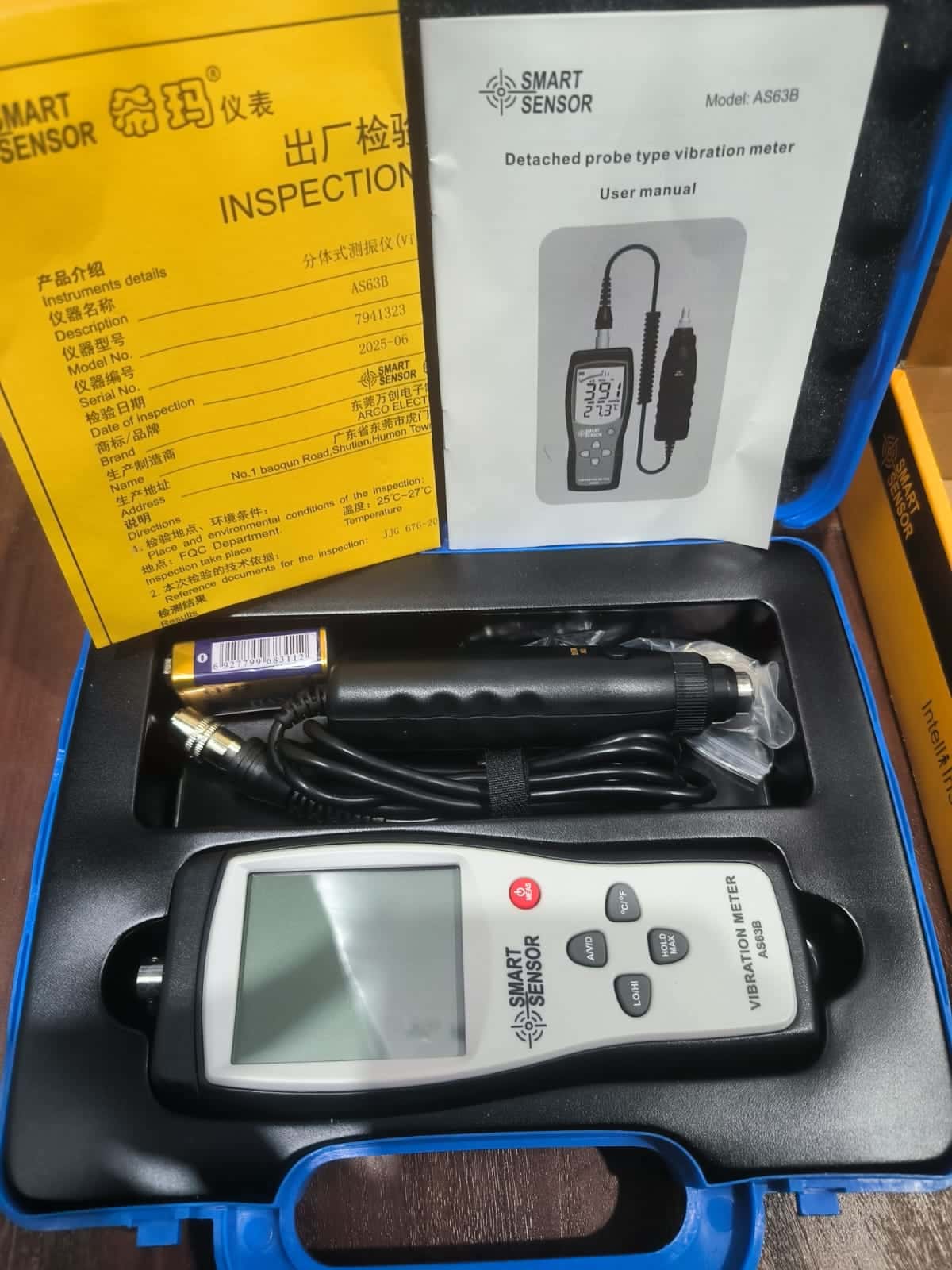 Vibration Meter Smart Sensor AS63B