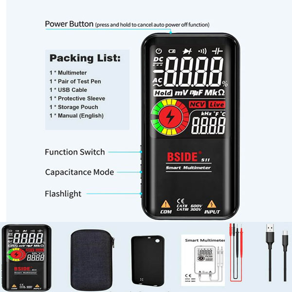 Smart Multimeter BSIDE S11