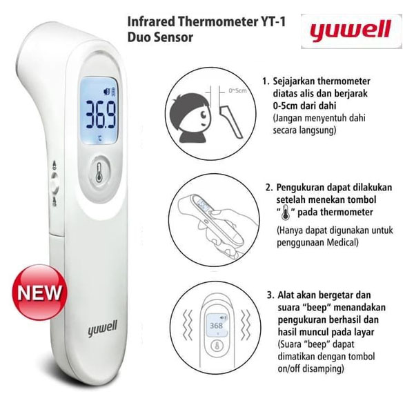 Thermometer Head Yuwell Infrared YT-1 Duo Sensor