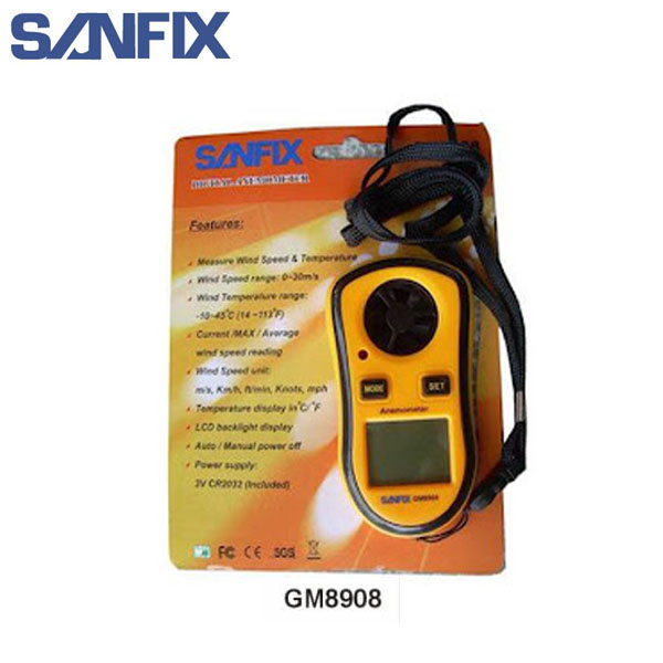 Sanfix GM 8908 Digital Anemometer - Image 2