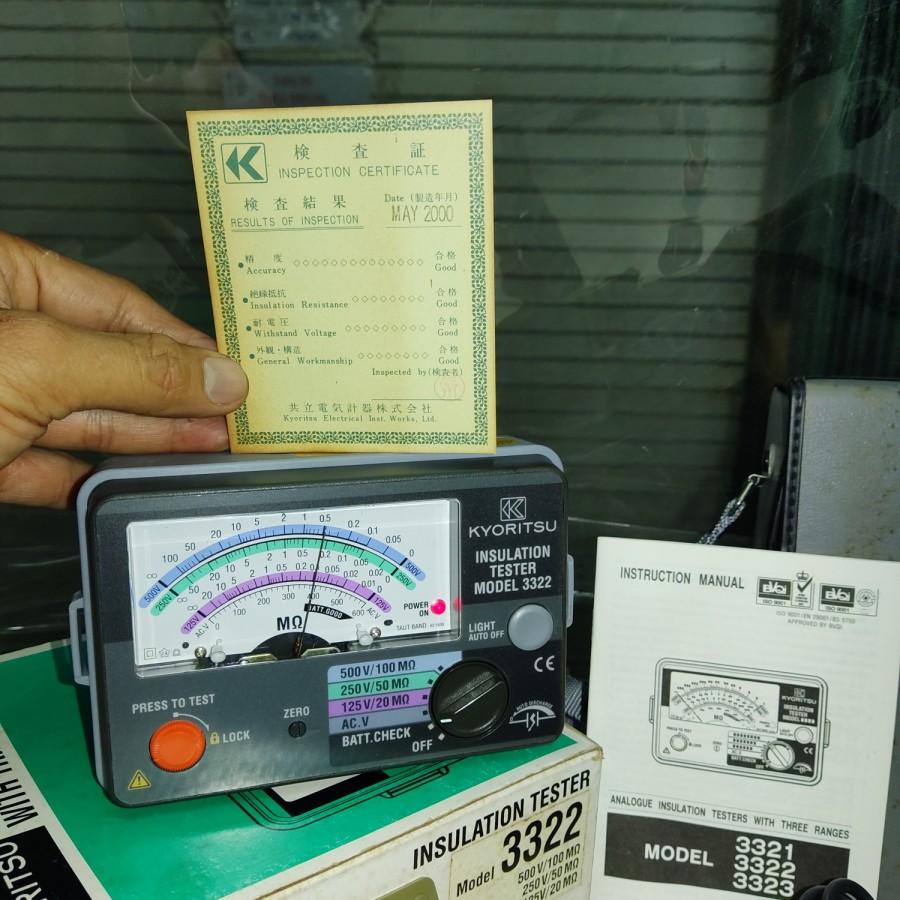 Kyoritsu 3322 Analog Insulation Tester - Image 4