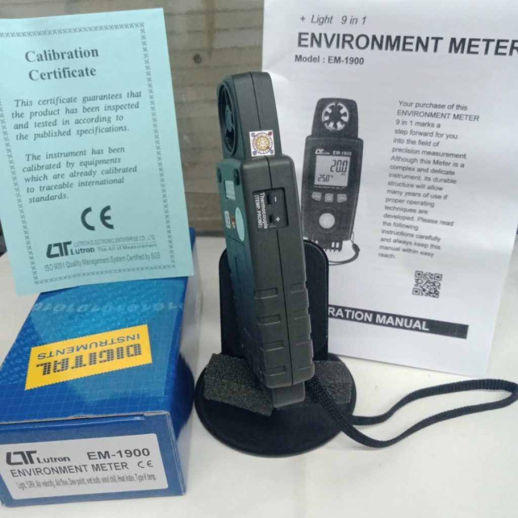 Environment Tester Jual Lutron EM-1900 9in1 Environment Tester Harga Murah 2026