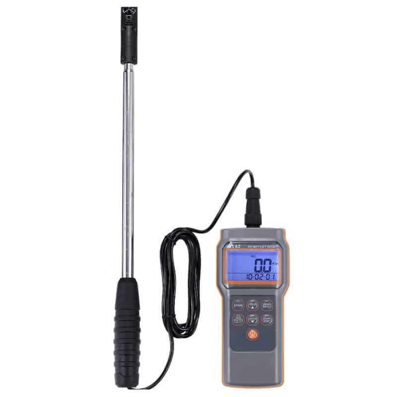 AZ 8905 Mini Vane Wind Speed Air Flow Meter - Image 2