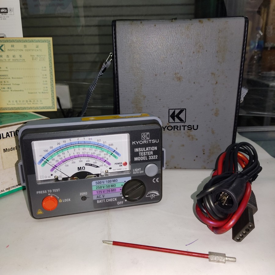 Kyoritsu 3322 Analog Insulation Tester