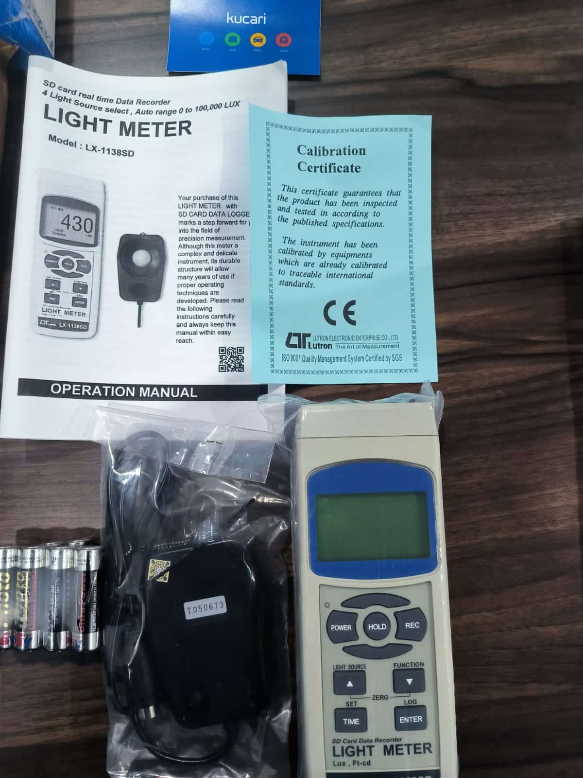 Lutron LX-1138SD Lux Meter