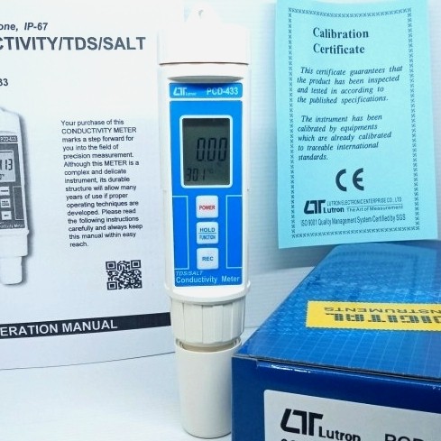 Lutron PCD-433 Pen Conductivity, TDS, Salt Meter