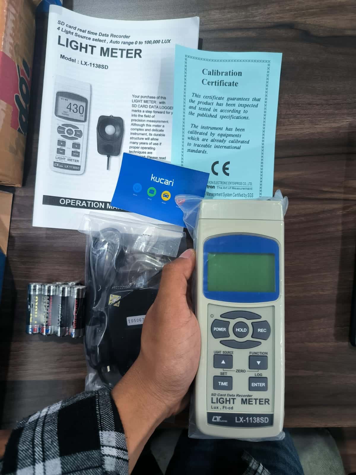Lutron LX-1138SD Lux Meter