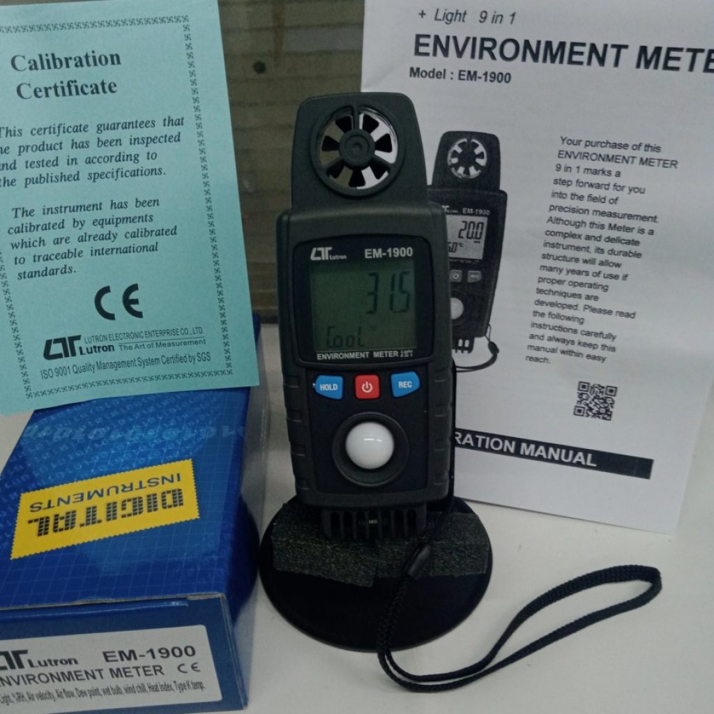 Environment Tester Jual Lutron EM-1900 9in1 Environment Tester Harga Murah 2026