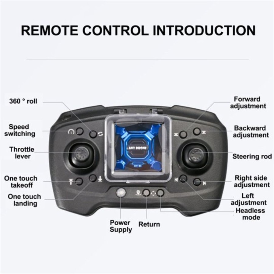 Mainan RC Drone Mini Remote Control Murah Racing Balap Quadcopter Alti