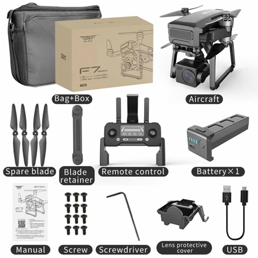 SJRC BEYONDSKY F7 SPECIAL EDITION GPS 3KM 3AXIS GIMBAL 4K