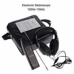 Water Leak Detector Water Tank Pipe Electronic Stethoscope Car Noise