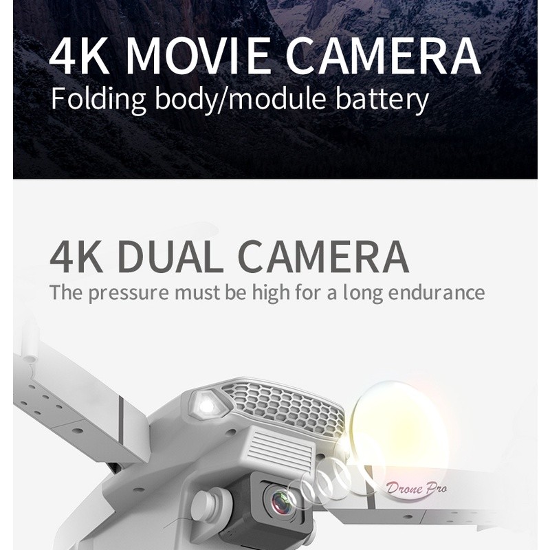 Drone Camera XT9 4K HD 360 Flying Around FREE Bag - E88 Pro - Image 11