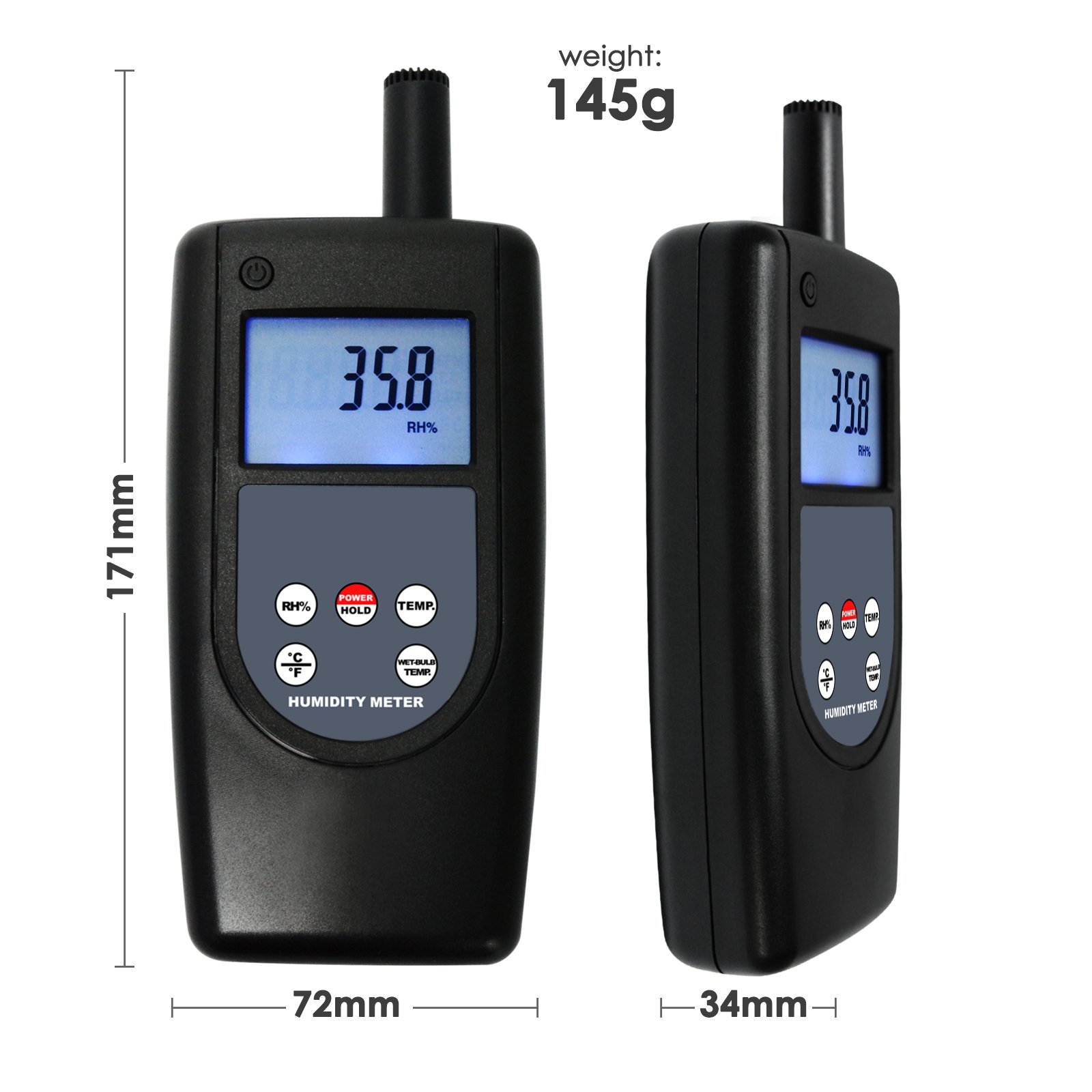 Landtek HT-1292D Dew Point Meter