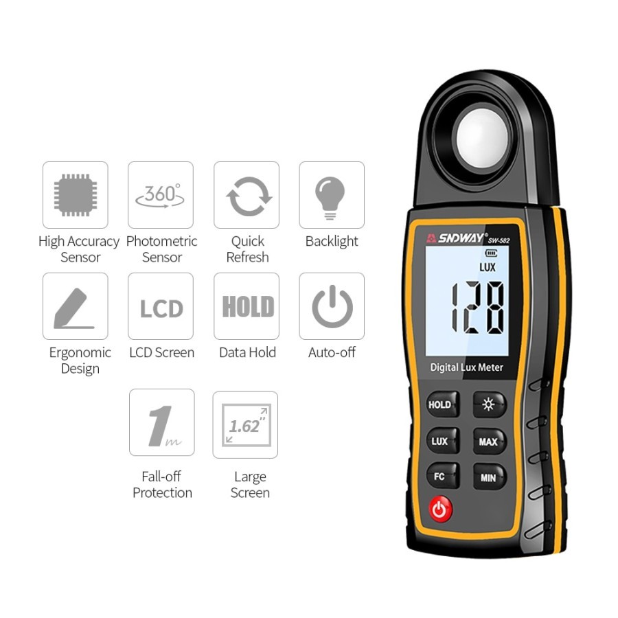 Sndway SW582 Lux Meter - Image 3
