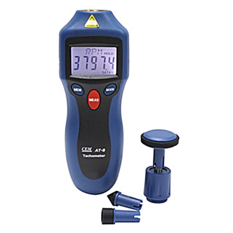 TACHOMETER STROBOSCOPE CEM AT-8