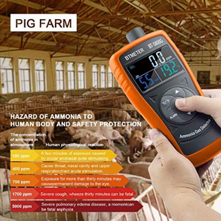 BTMETER BT-5800G Ammonia Gas Detector - Image 5