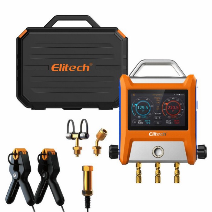 Elitech EMG-20V Intelligent 2 Valves Digital Manifold - Image 4