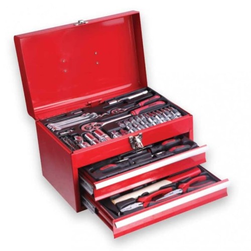 lemari perkakas bengkel 69 pcs kunci sock set tool box rolley cabinet