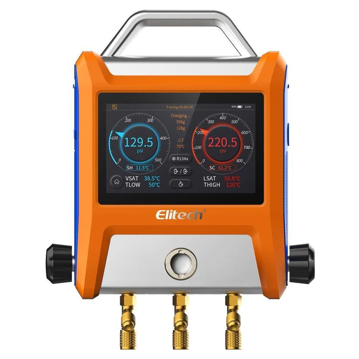 Elitech EMG-20V Intelligent 2 Valves Digital Manifold