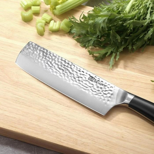Pisau Dapur Paudin HP4 Premium Kitchen Nakiri Knife 7" Stainless Steel