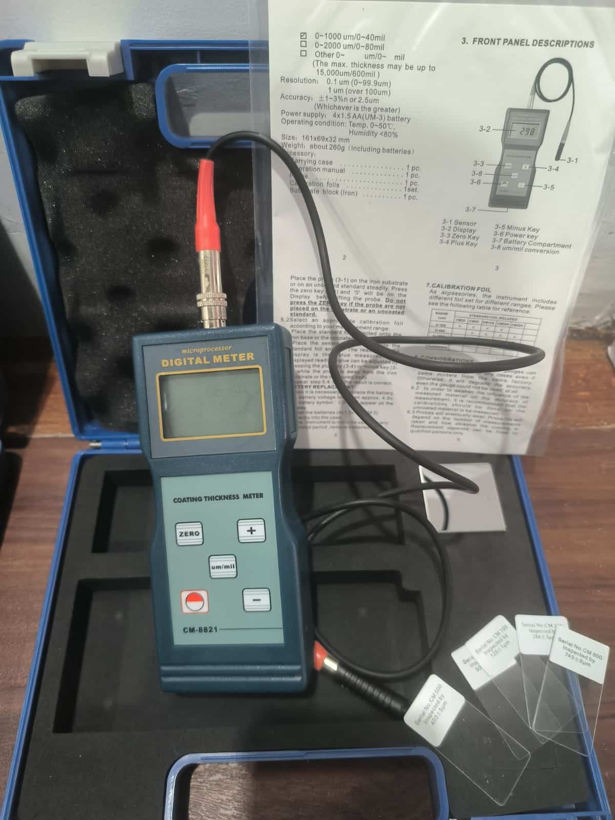 Landtek CM-8821 Coating Thickness Gauge 1