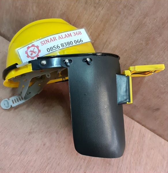 Welding Helmet With Clear Face Shield Kedok Las Dengan Helm Safety